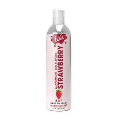 Лубрикант зі смаком полуниці Wet Strawberry зі зігріваючим ефектом, 118 мл