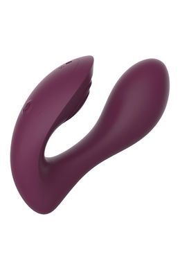 Вібратор подвійний стимуляцією з пультом керування Dream Toys Essentials Ultra Dual Vibe, фіолетовий