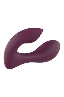 Вібратор подвійний стимуляцією з пультом керування Dream Toys Essentials Ultra Dual Vibe, фіолетовий