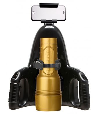 Адаптер для мастурбаторів Universal Launch, автоматичний з фрикціями, з утримувачем для телефону