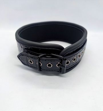 Ошейник с поводком DS Fetish Collar with leash black iron