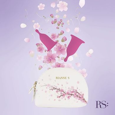 Менструальні чаші Rianne S Femcare Cherry Cup 2шт, в косметичці, рожев