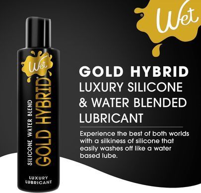 Лубрикант Wet Gold Hybrid водно-силиконовый, 266 мл