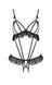 Боді з оборками та відкритим доступом LEILA BODY black S/M - Passion