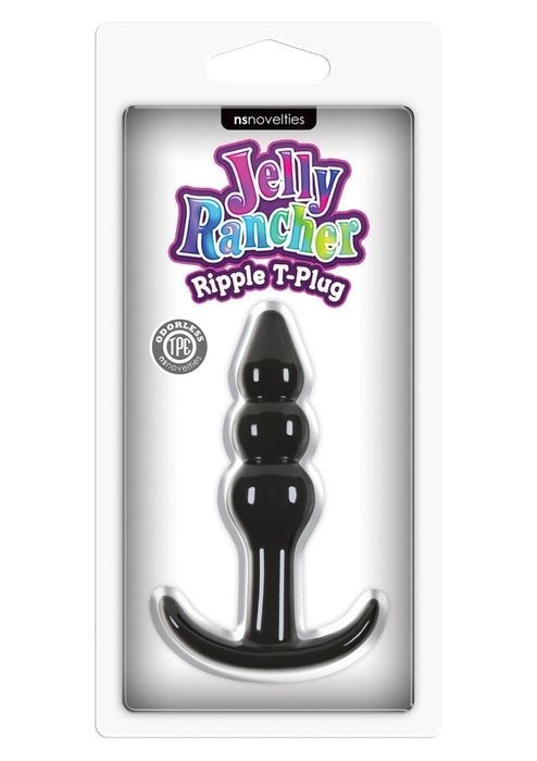 Плаг JELLY RANCHER T-PLUG RIPPLE, BLACK
