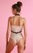 Портупея на груди One Size L12, з натуральної шкіри, чорна