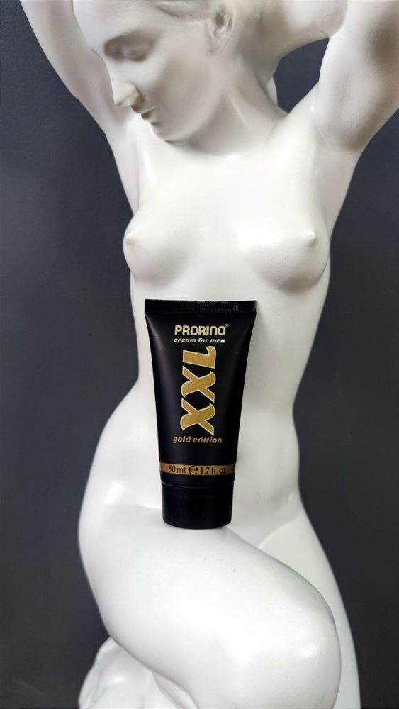 Крем эрекционный увеличивающий объем HOT PRORINO XXL Cream for men - gold edition 50 ml