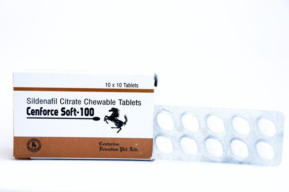 Збудливі таблетки CENFORCE SOFT 100 мг (ціна за пластину 10 таблеток)