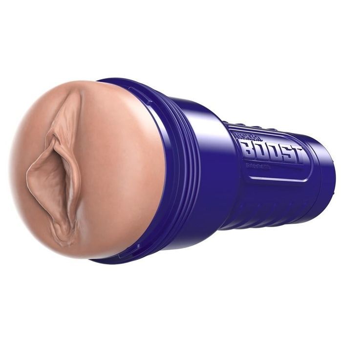 Мастурбатор в колбе Fleshlight - Boost Bang Light Medium Flesh