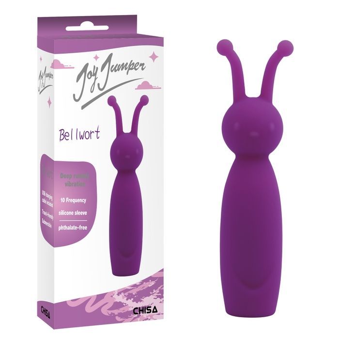 Міні&nbsp;вібратор&nbsp;кліторальний, фіолетовий, Chisa Joy&nbsp;Jumper Bellwort