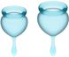 T360906 менструальні чаші Satisfyer Feel good Menstrual Cup light blue, Блакитний