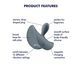 Тонкая, каплевидная пробка Satisfyer Booty Absolute Beginners 2 с вибрацией, серая
