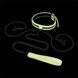 Ошейник с зажимами для сосков люминесцентный Whipsmart Glow In The Dark, зеленый