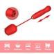 Вакуумный стимулятор в виде розы Every Night Toys с пульсацией, красный