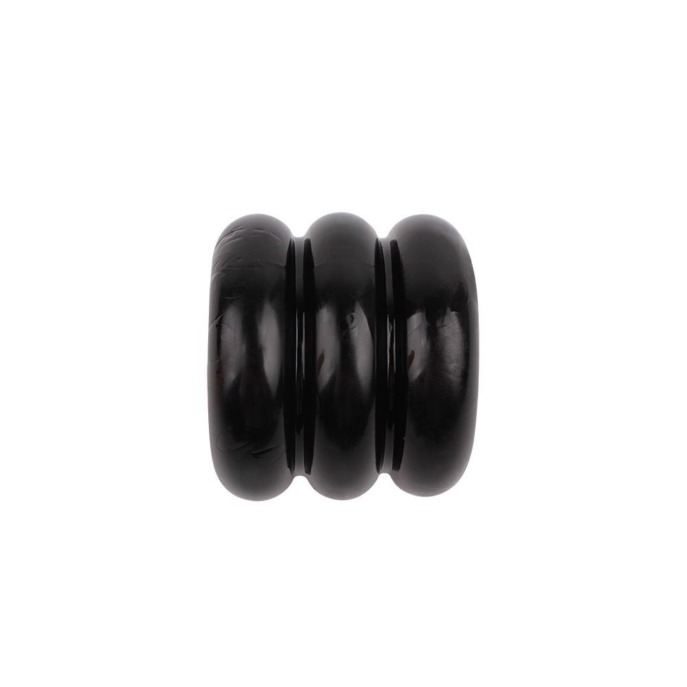 Широкое эрекционное кольцо из трех ярусов Chisa GK Power Triad Cock Ring, черное
