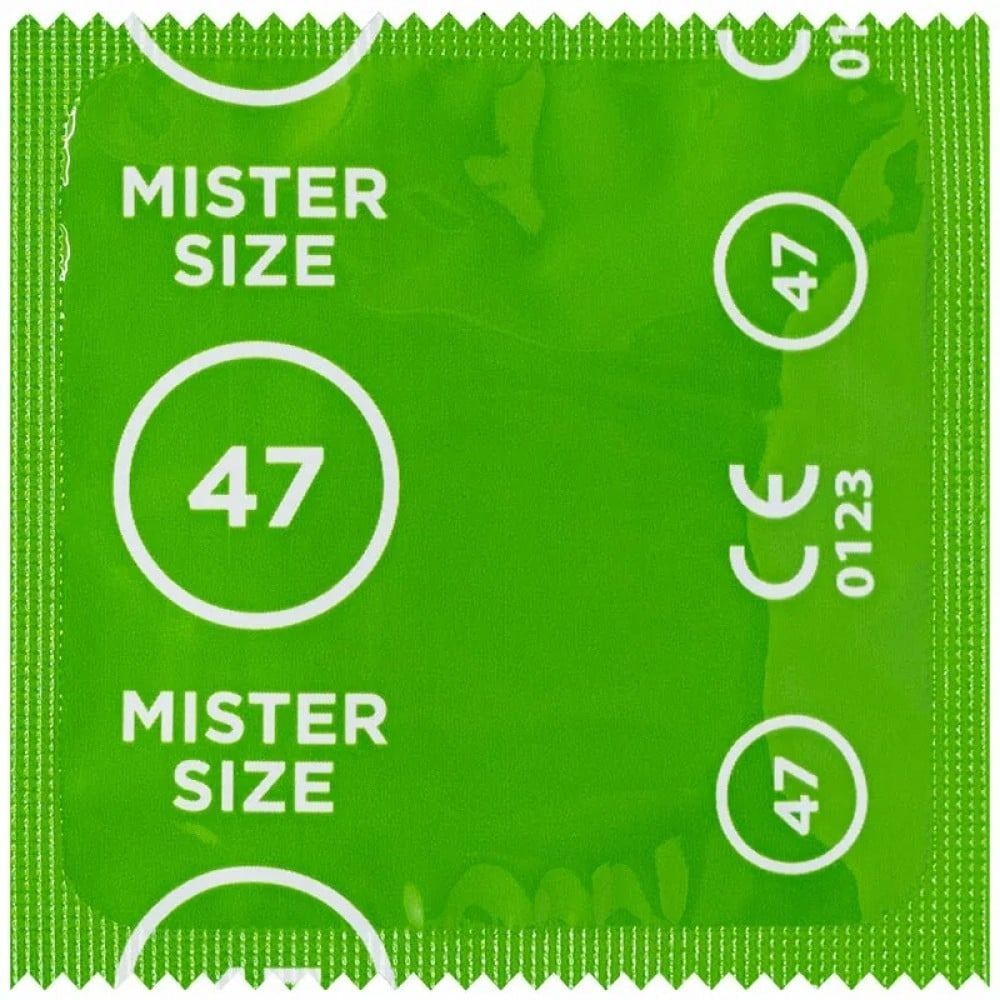 Презервативи ультратонкі Mister Size латексні, 47 мм (ціна за упаковку, 10 шт.)