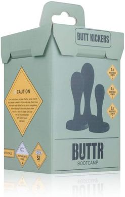 Набор анальных пробок BUTTR Butt Kickers Butt Plug Training Set
