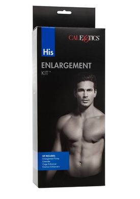 Набір секс-іграшок для чоловіків CalExotics вакуумна помпа, насадки на пеніс