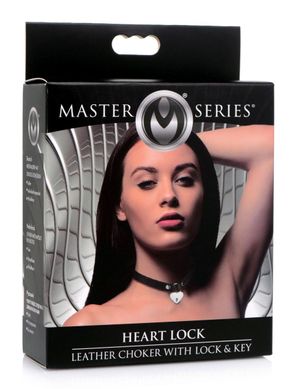 Чокер замок сердце (2ремешка 2ключа) Lock-It Heart Choker With Lockabl