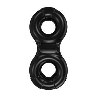 Ерекційне кільце на пеніс та мошонку Bathmate Vibe Ring-Eight чорне
