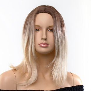 Парик прямой Fetish Hair омбре блонд, 35 см
