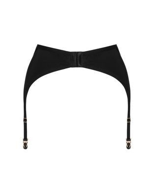 Пояс для панчох Obsessive Nesari garter belt, чорний, XS/S