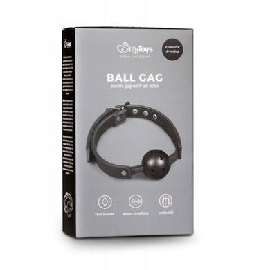 Кляп Ball Gag With PVC Ball - Black Easytoys