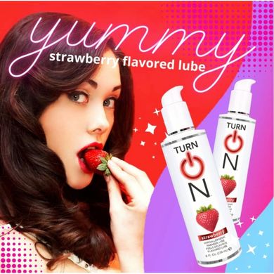 Їстівний лобрикант Wet Turn On Yummy Strawberry Flavored Lube 118 мл