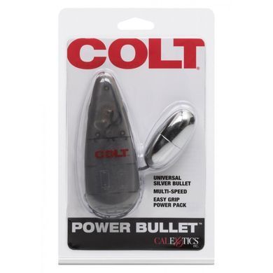 Віброкуля з пультом COLT Multi-Speed Power Bullet, срібляста