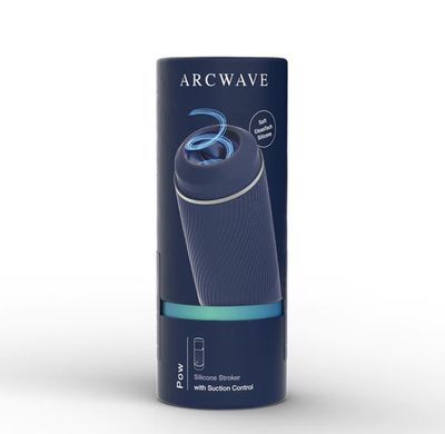 Мастурбатор премиум-класса с контролем всасывания Arcwave Pow Stroker Blue
