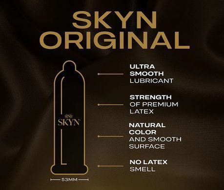 Презервативи безлатексні (поліізопрен) Skyn ​​Original, 10 шт
