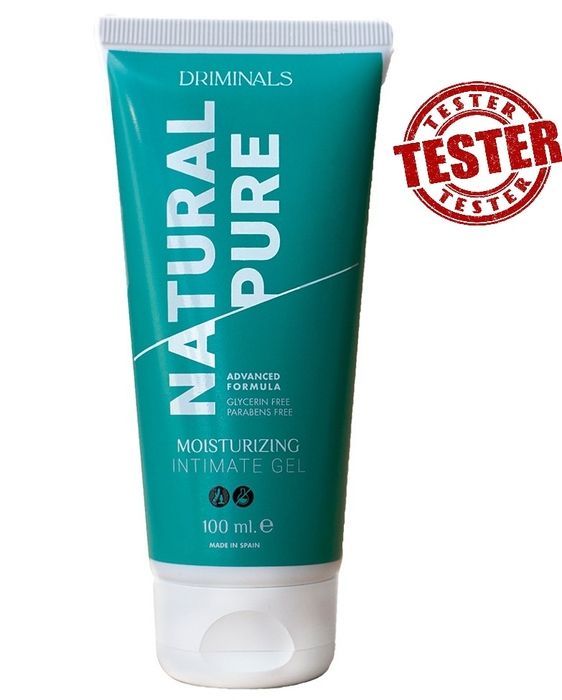ТЕСТЕР/Лубрикант на водній основі Driminals Natural Pure, 100 мл (при покупці 5 од., 1 тестер у подарунок)