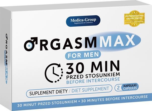Капсулы для эрекции Orgasmmax (цена за упаковку, 2 капсулы)