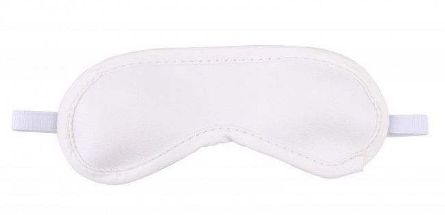 Маска DS Fetish Blindfold white satin