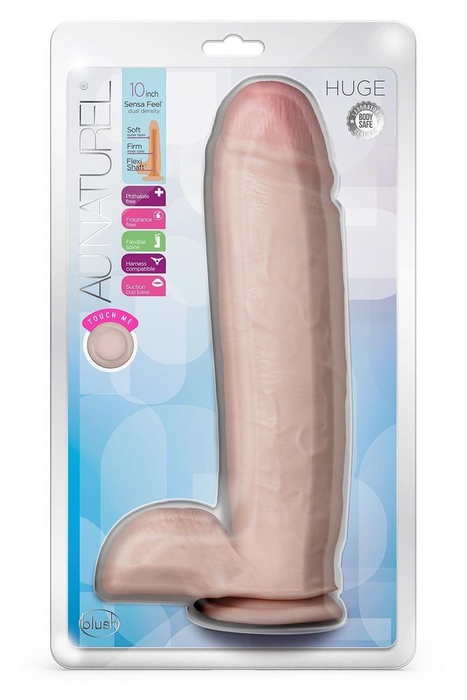 Фалоімітатор реалістичний на присосці, бежевий Blush Au Naturel Huge