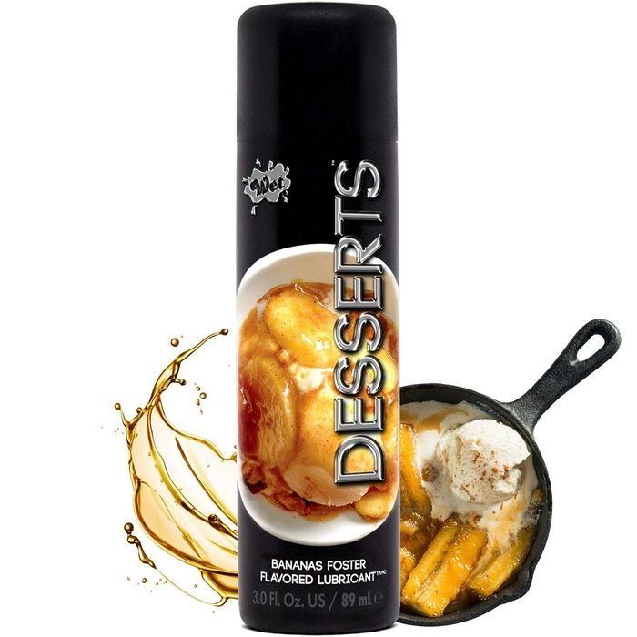 Съедобный лубрикант WET Bananas&nbsp;Foster&nbsp;(Банановое суфле) 89 мл