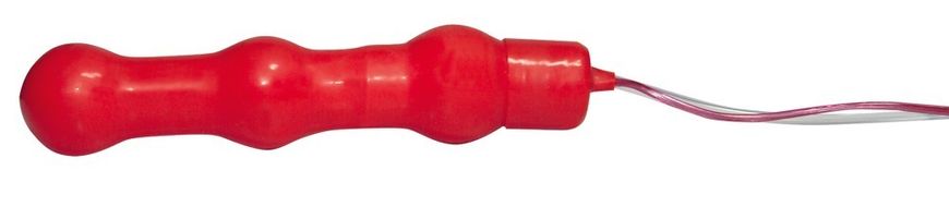 Анальный вибратор с накачкой Bad Kitty, красный, 15 х 3 см
