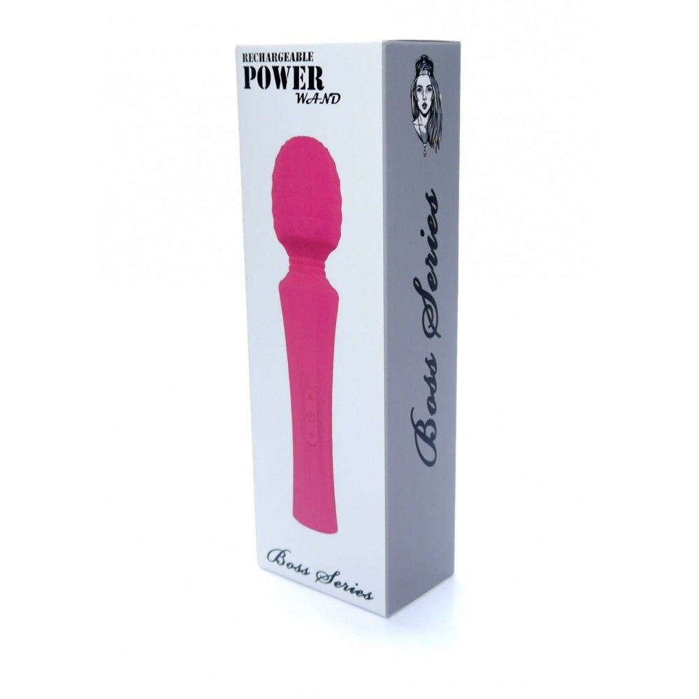 Вибратор Микрофон Rechargeable Power Wand - Рожевий