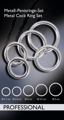 Набір ерекційних кілець BK Metall-Ringe 5er