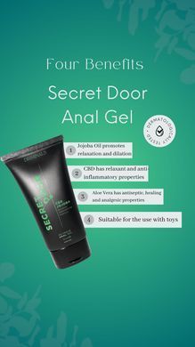 Анальний лубрикант Driminals Secret Door CBD & JOJOBA на водній основі, 50 мл