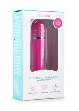 Вибратор Love Diamond Vibrator розовый, 11 см