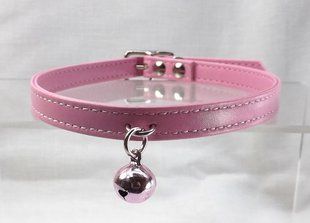 Нашийник з дзвіночком DS Fetish Collar rose with bell