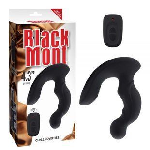 Массажер&nbsp;простаты&nbsp;Chisa&nbsp;Black&nbsp;Mont с пультом управления, черный