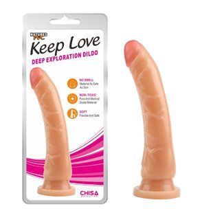 Фаллоимитатор реалистичный Chisa&nbsp;Keep&nbsp;Love&nbsp;Deep&nbsp;Exploration на присоске