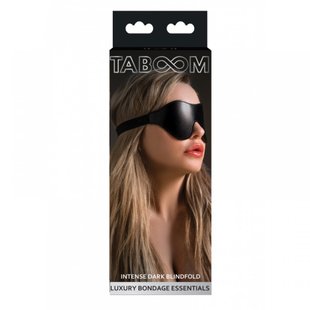 Маска на глаза Taboom Intense Dark Blindfold, черная