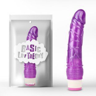 Вибратор&nbsp;фиолетовый Chisa&nbsp;Basic Luv Theory Wild&nbsp;Penetrator реалистичный на батарейках