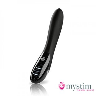 Вибратор с электростимуляцией Mystim Electric Eric E-Stim Vibrator, черный