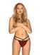 Трусики Obsessive Sugestina Bordeaux-Black S/M