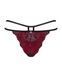 Трусики Obsessive Sugestina Bordeaux-Black S/M