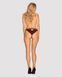 Трусики Obsessive Sugestina Bordeaux-Black S/M